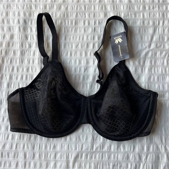 NWT Wacoal Visual Effects Minimizer Bra in Black, 34D - Picture 5 of 16